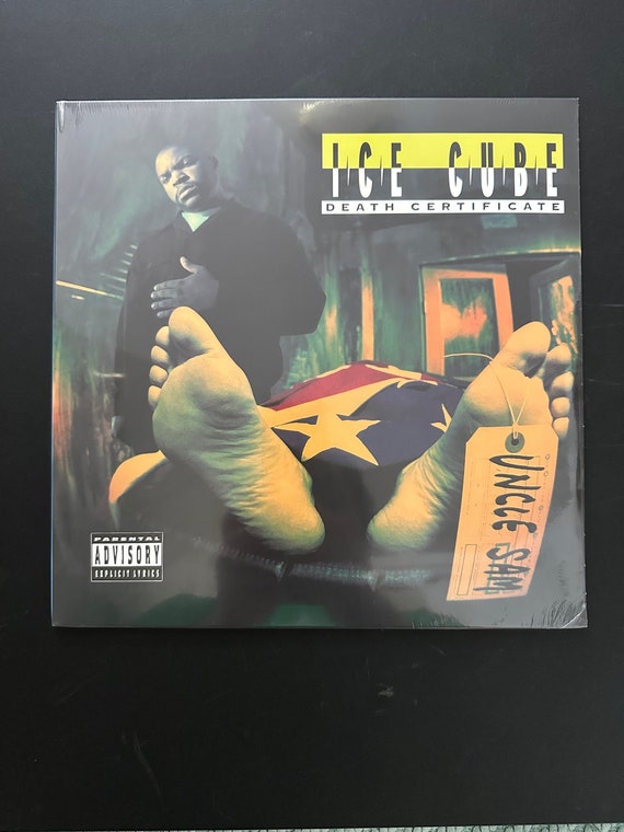 Ice Cube - Death Certificate Black Vinyl LP NEW! - Etsy