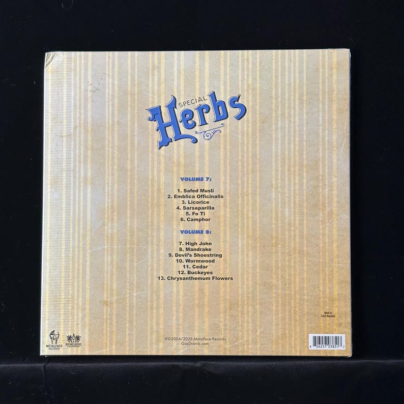 Special Herbs Vol 7 & 8 MF DOOM Blue Vinyl