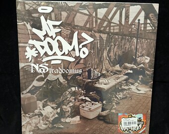 MF DOOM X Nas - Nastradoomus Vol. 1 & 2 Red and White Vinyl LP