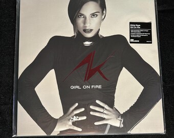 ALICIA KEYS - Girl on Fire - Album Display Deluxe - Etsy