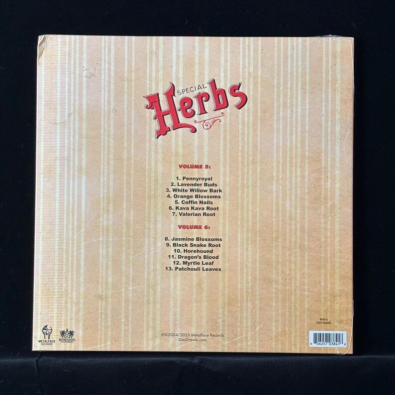 Special Herbs Vol 5 & 6 MF DOOM Red Vinyl