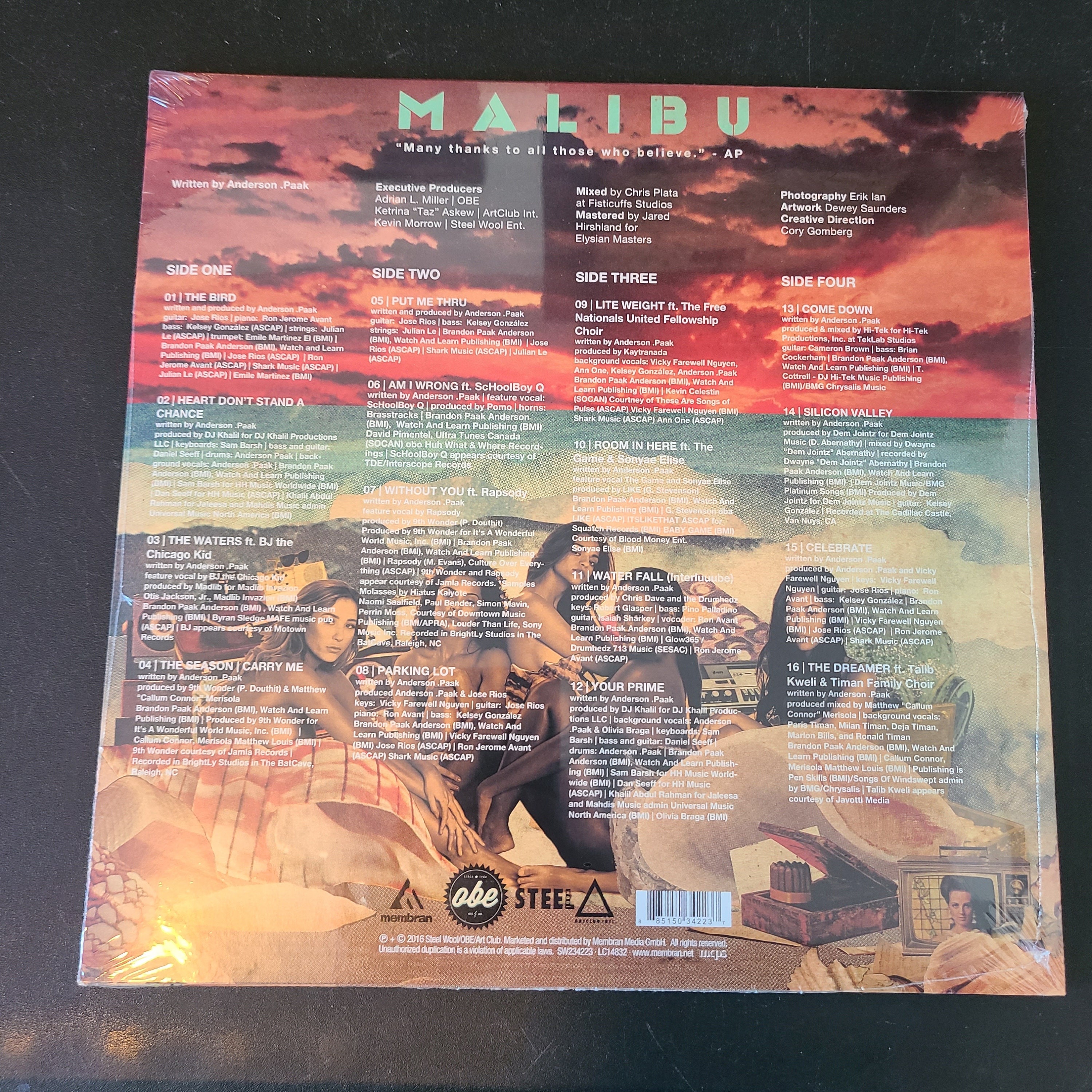 ANDERSON .PAAK MALIBU アナログレコード Malibu Black Vinyl – Anderson .Paak Shop