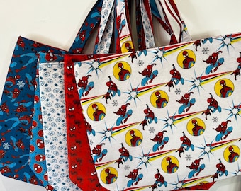 Spider-Man - Medium Tote / Library Bag with Pocket