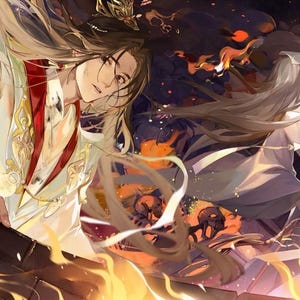 TGCF crown prince art print with calamity - Heaven’s official Blessing