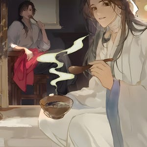 TGCF hualian art print - Heaven’s official Blessing