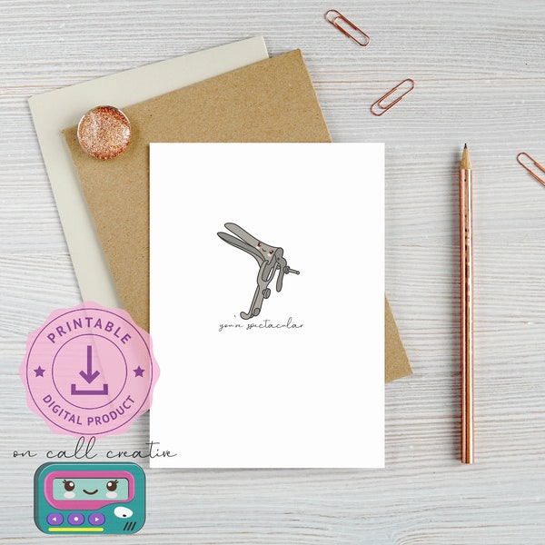 Obgyn Thank You Card - Etsy
