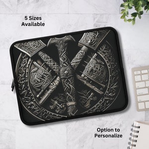 Viking Laptop and Tablet Sleeve, viking tablet sleeve, stunning computer sleeve, tablet sleeve, laptop sleeve, personalized laptop sleeve