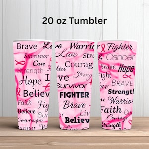 Breast cancer Tumbler, cancel tumbler, gift for cancer survivor, breast cancer survivor, breast cancer, travel mug, cancer survivor gift