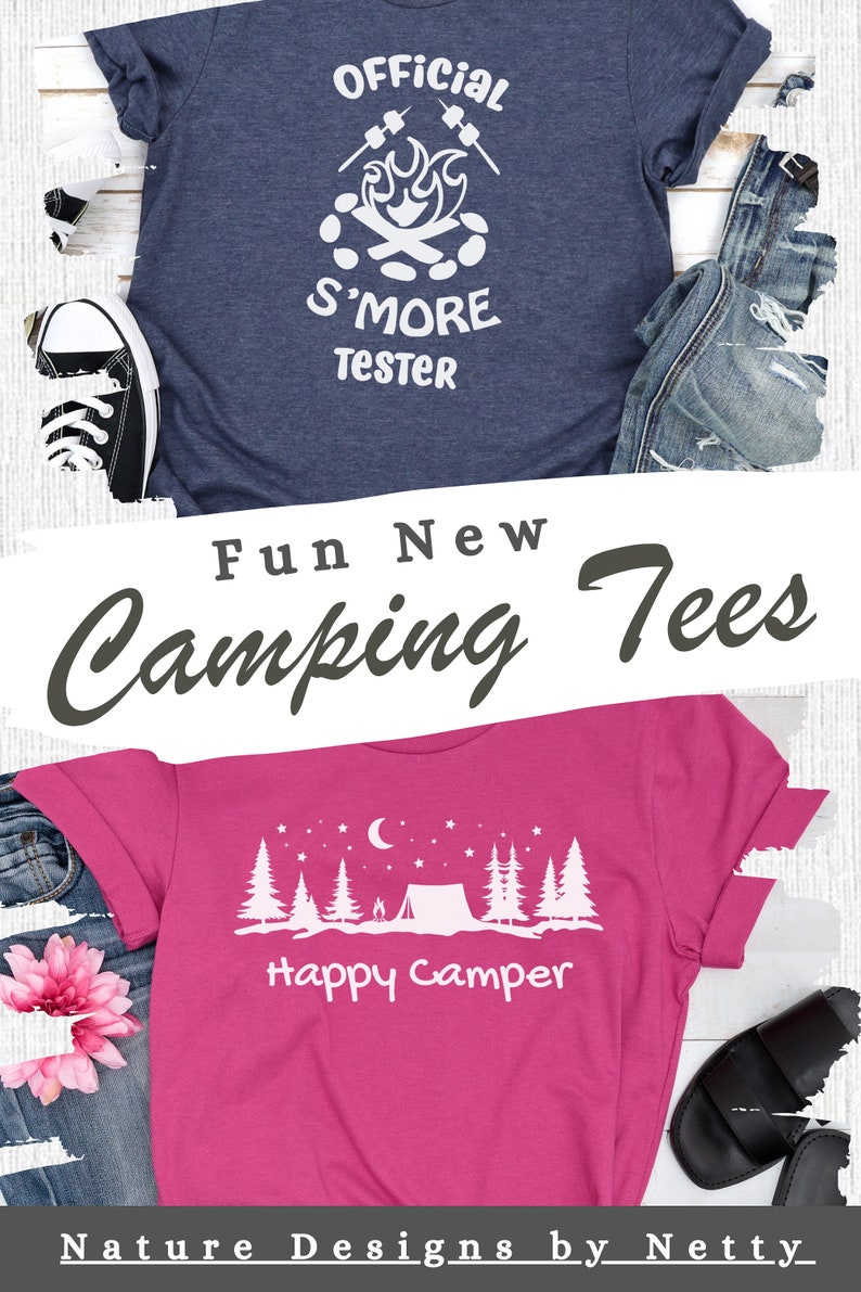 Camping Tshirt S'mores Shirt Camping Lover Tee Etsy