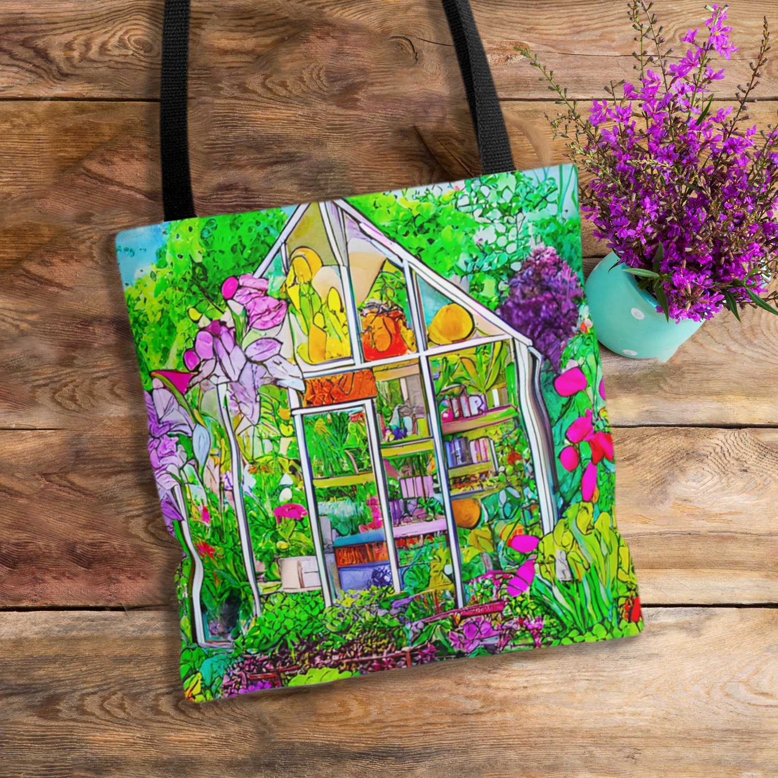 Gardening Tote Bag, Garden Tote, Cute Gardening Bag, Tote Bag Gift ...