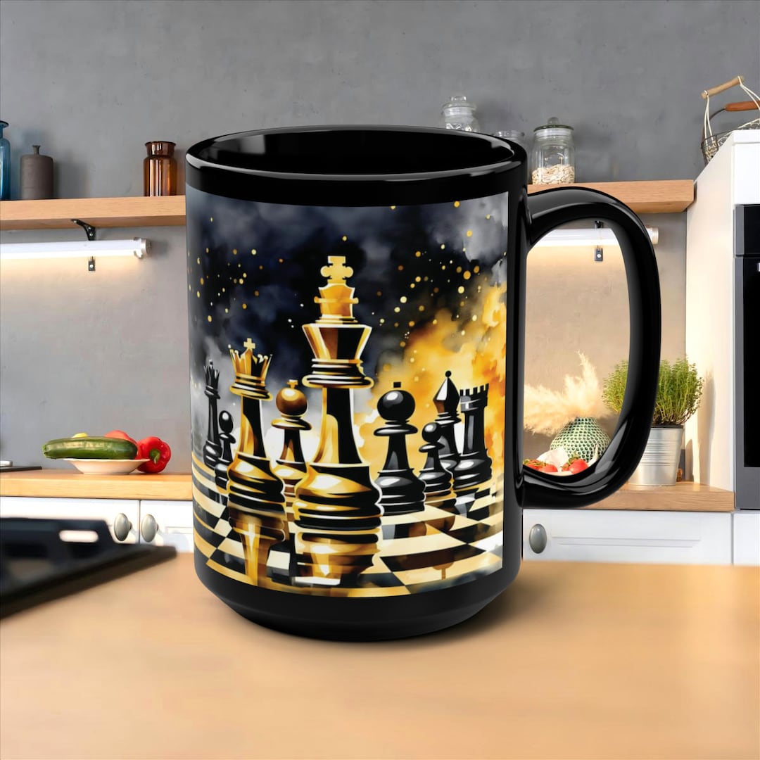 Chess Coffee Mug, 15oz Mug, Stunning Mug, Mug Lover Gift, Best Mug ...