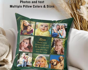 4, 6 or 8 Photo pillow, personalized pillow, personalized gift, photo pillow, photo gift, custom gift, personalize pillow, custom photo gift