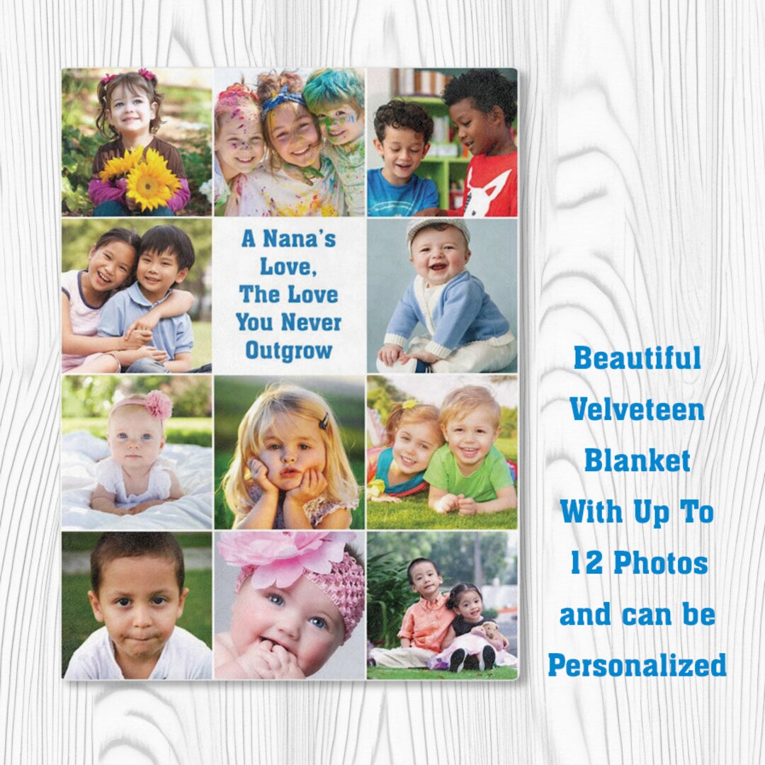 Photo Blanket Velveteen Minky Blanket Lightweight Blanket Etsy