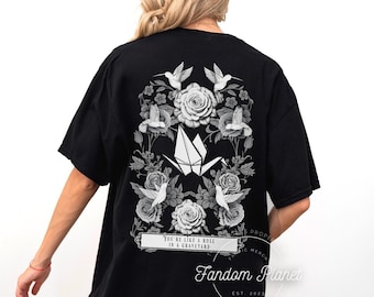 ドラミオーネ・コンフォートカラーズTシャツ：墓場の薔薇ファンダムシャツ