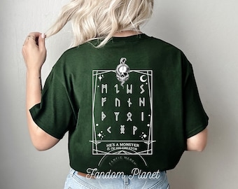 Dramione Manacled Shirt: Draco Runes Graphic Tee
