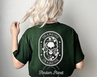 Dramione Fanfic T-shirt: Bookish Draco & Hermione Tee