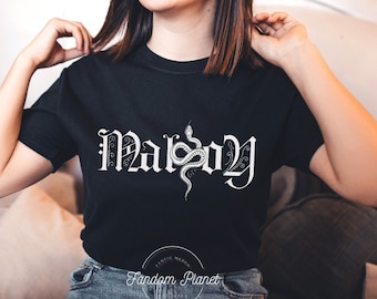 Maglietta Malfoy Snake: maglietta ispirata a Potter, regalo per amanti dei libri