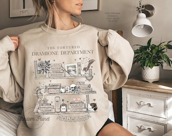 Dramione Bookcase Crewneck, Fanfiction Fandom Gift