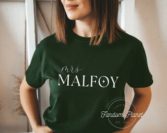 マルフォイ夫人Tシャツ：ドラミオーネファンフィクションシャツ
