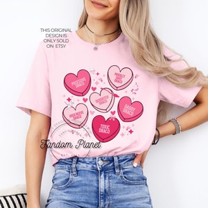 Candy Hearts Draco COMFORT COLORS,Draco Shirt,Bookish Pullover,Fanfiction gift,Manacled,Valentines day Gift,Dramione gift,fandom gift