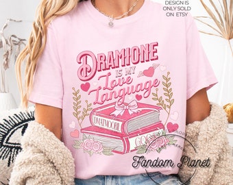 Dramione Love Language Comfort Colors T-shirt, Bookish Fandom Gift