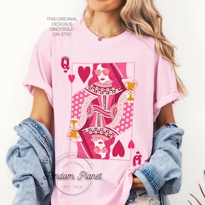 Queen Of Hearts COMFORT COLORS,Draco Shirt,Bookish Pullover,Fanfiction gift,Manacled,Valentines day Gift,Dramione gift,fandom gift,mione
