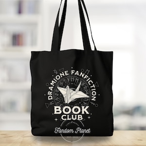 Dramione Book Club Tote Bag, Ao3 book bag, Manacled Hoodie,bookish gift,Manacled Shirt,Wizard Tote,Fandom Gift,fanfiction gift,Dramione gift