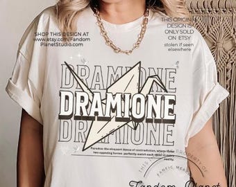 Koszulka Dramione Paper Crane, prezent dla fan fiction o tematyce książkowej