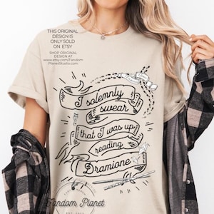 Dramione Comfort Colors Crewneck: Bookish Fanfiction Fandom Gift