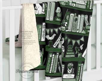 Dramione Britt boekenkast sherpafleece deken Fandom Gift