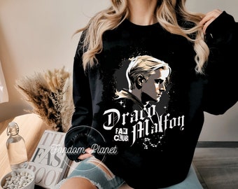 Bluza z okrągłym dekoltem Draco Fan Club: Manacled Inspired Fanfic Merch