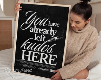 Poster di fanfiction su Dramione: Kudos Left Here, regalo per AO3