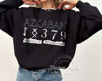 Sudadera con número de prisionero mago - Camiseta de cuello redondo Bookish Fandom