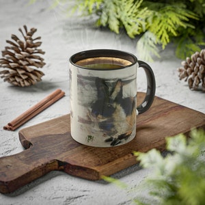 Hase Kaffeetasse - Süßer HasenBecher - Haustier Hasen Liebhaber Tasse - Hase Kaffeetasse - Pastell von John Sherry Bild 4