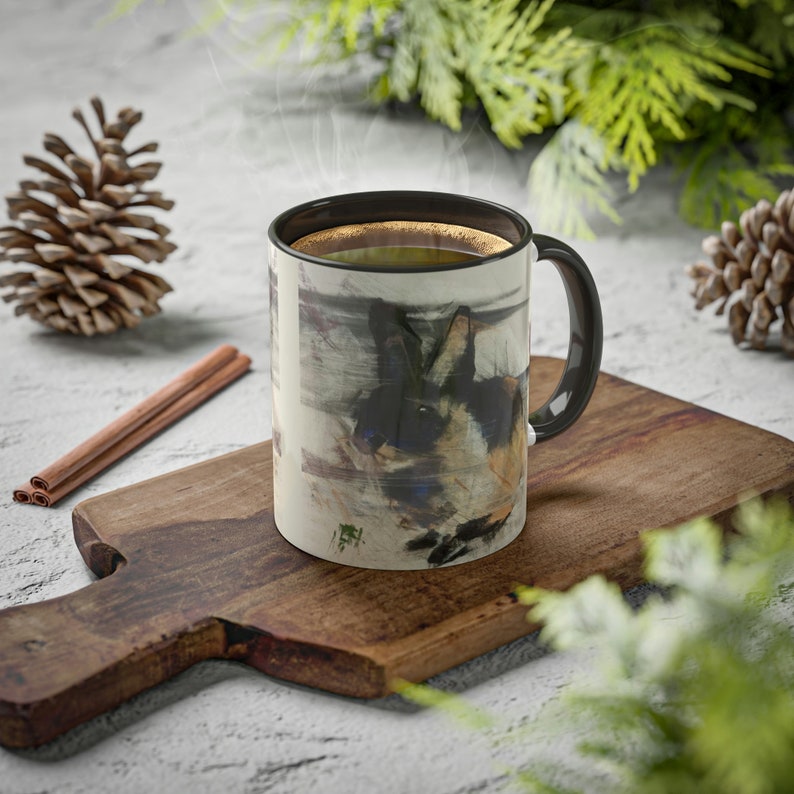 Hase Kaffeetasse - Süßer HasenBecher - Haustier Hasen Liebhaber Tasse - Hase Kaffeetasse - Pastell von John Sherry Bild 4