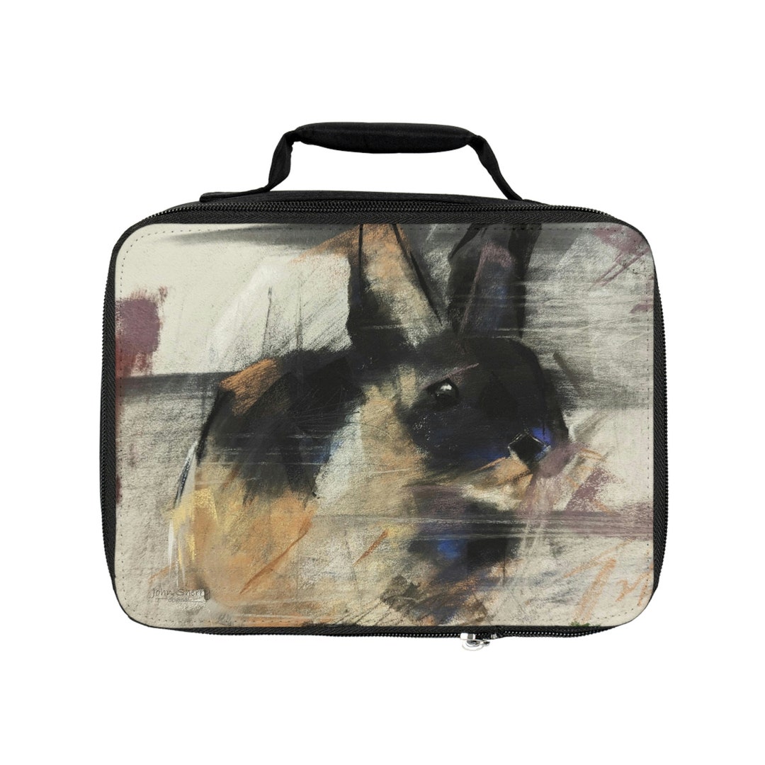 Bunny Lunch Bag Rabbit Lunch Bag Year of the Rabbit Lunch Bag Bunny