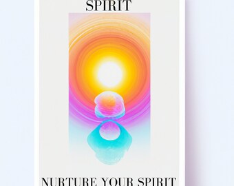 Positive Energy to Your Walls: Spiritual Poster Collection ,Set of 3, Colorful Aura Posters, Trendy Wall Art DIGITAL DOWNLOAD