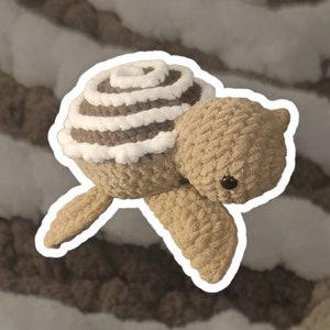 Crochet Cinnamon Roll Turtle