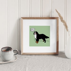 Stampa Dog Art Bernese / SQ 5x5, 7x7, 8x8, 9x9