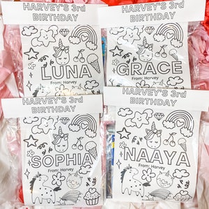 24 bomboniere personalizzate per bambini da colorare-Libri da colorare per bambini - Regalo personalizzato per bambini per compleanni e vacanze - Attività di viaggio per bambini