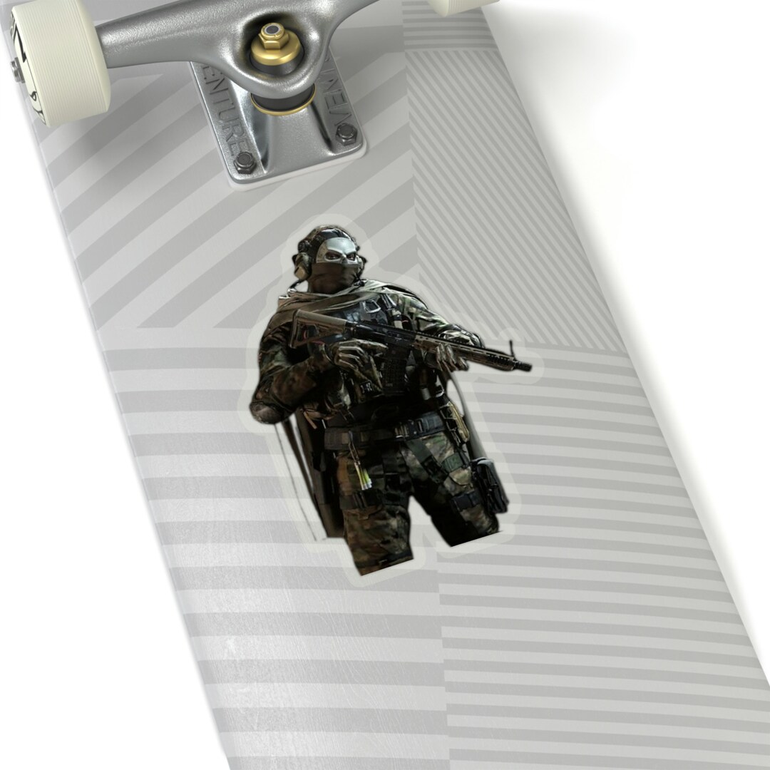 Ghost Call of Duty MW2 Kiss-cut Stickers - Etsy