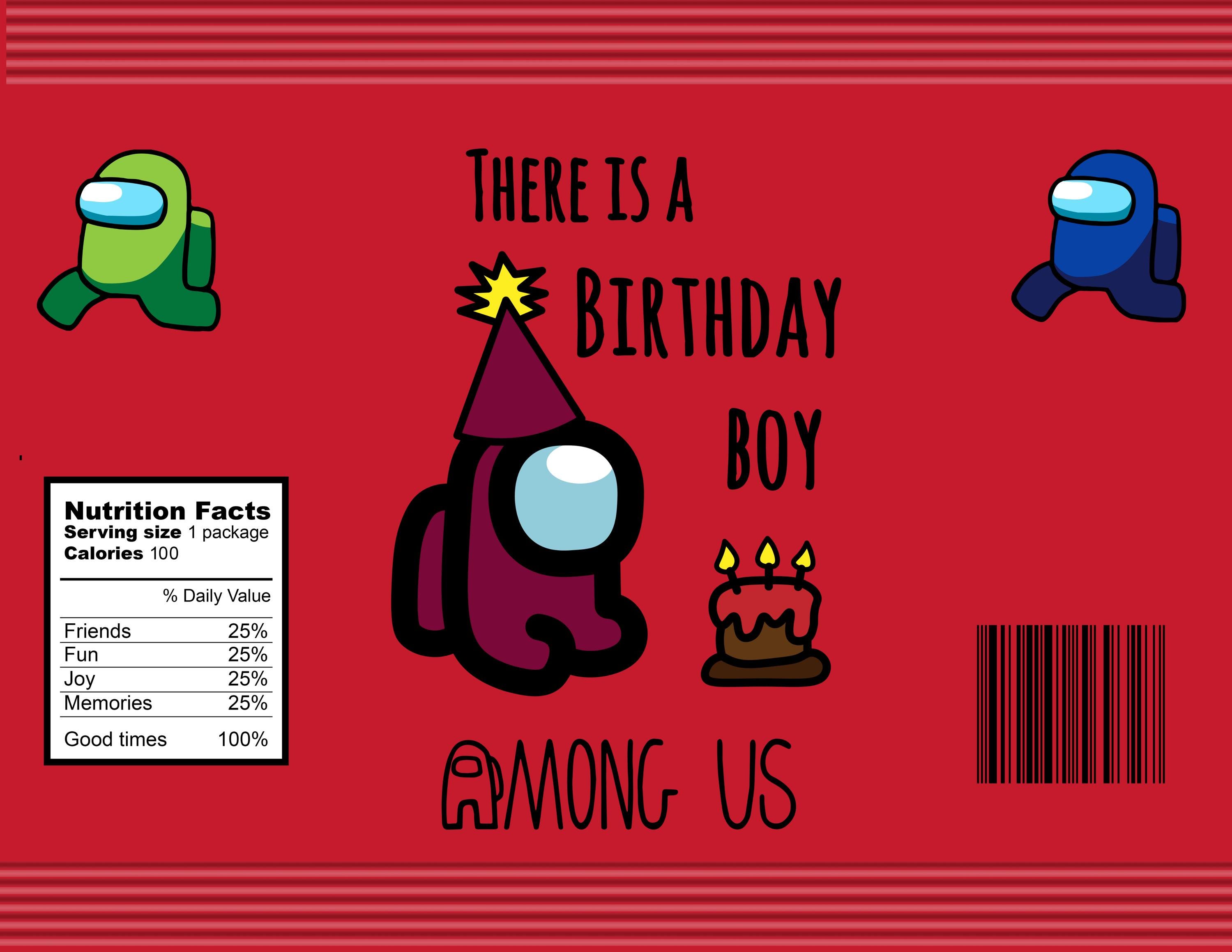 Among Us Chip Bag - Etsy