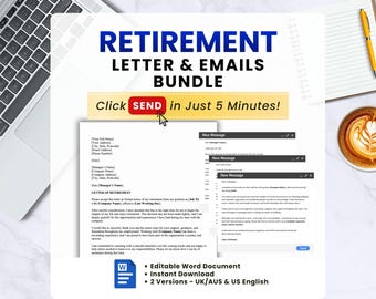 Editable Resignation Letter Template, Two Week Notice (canva) - Etsy