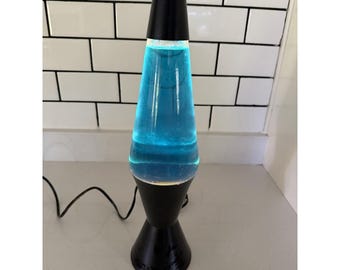 Rhinestoned Blue Lava Lamp - Etsy