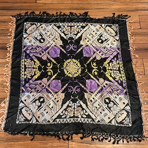 Taj Mahal 40&#39;s silk brocaded piano scarf