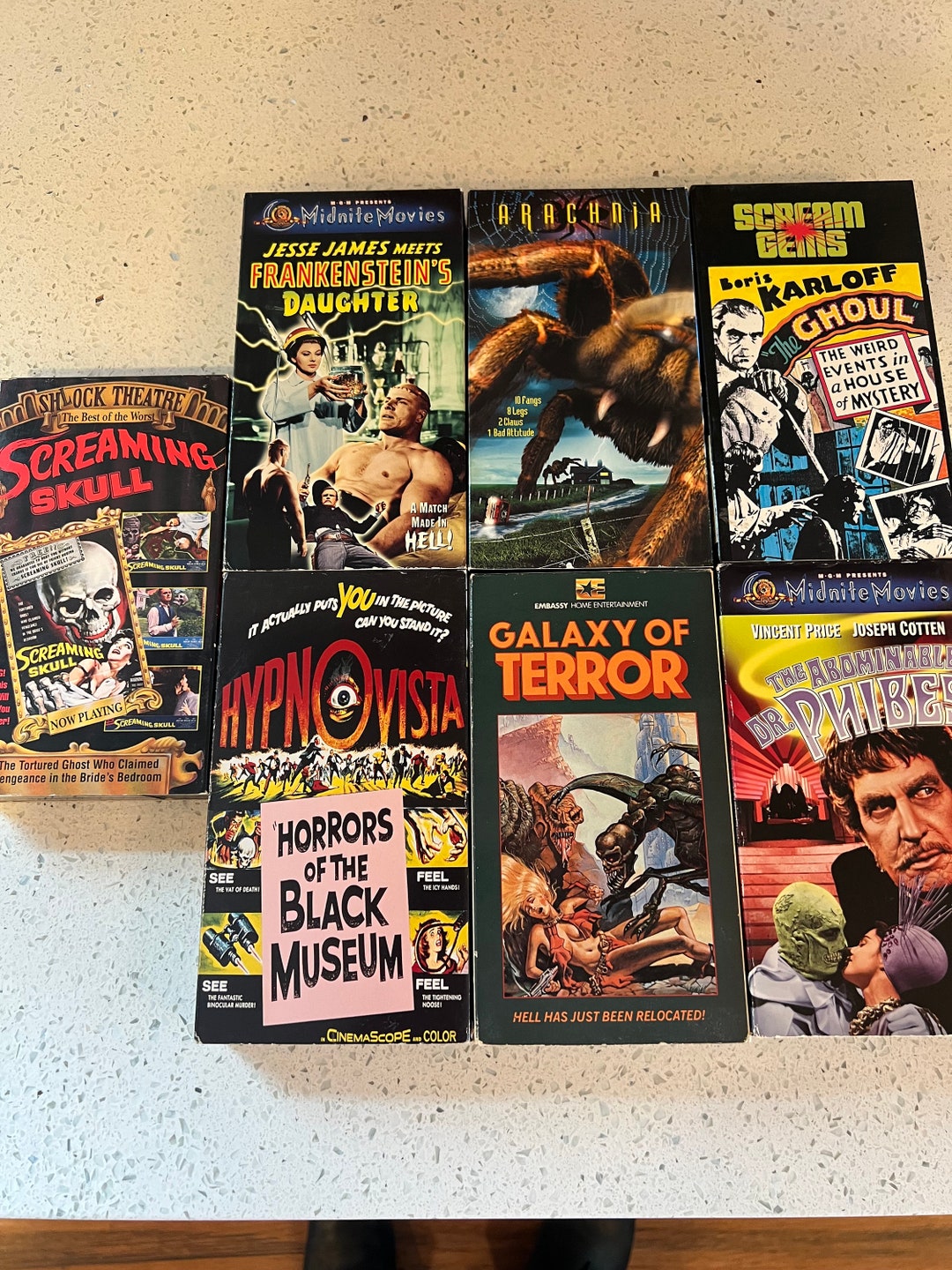 Cult Classic Horror Movie VHS Tapes. Etsy