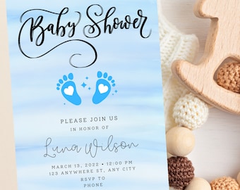 Faire-part pour baby shower