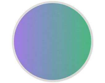 Blue/Green Round Rug