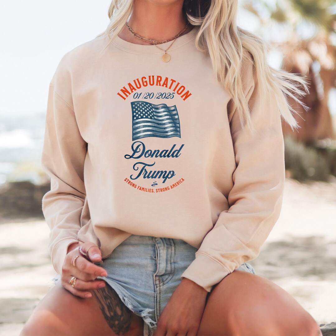Trump Inauguration Celebration 2025 Sweatshirt, Political Event Gift ...