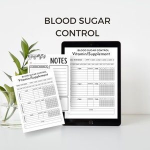 Blood Sugar Log Printable, Blood Sugar Tracker Printable, Blood Glucose Tracker, Diabetes Log, Blood Sugar Log, Diabetes, Blood Sugar Aid